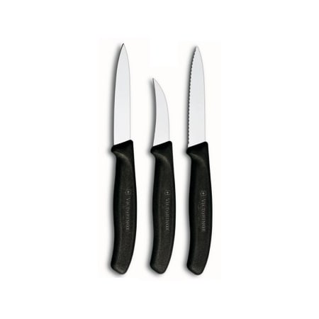 Swiss Army Brands 2024 6.7600.3Us1 48042 Vic-6.7113.3-X3 Kitchen Swiss Classic Sets 3-Piece Paring Set Black Packaged VIC-6.7503-X3